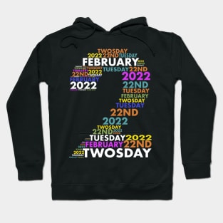 2/22/22 Souvenir Twosday 2022 22nd Tuesday February Tee Design Funny T-Shirt Hoodie